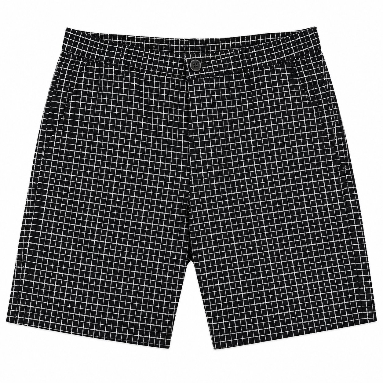 Development sample — Yarn-Dyed Linen Shorts — Check