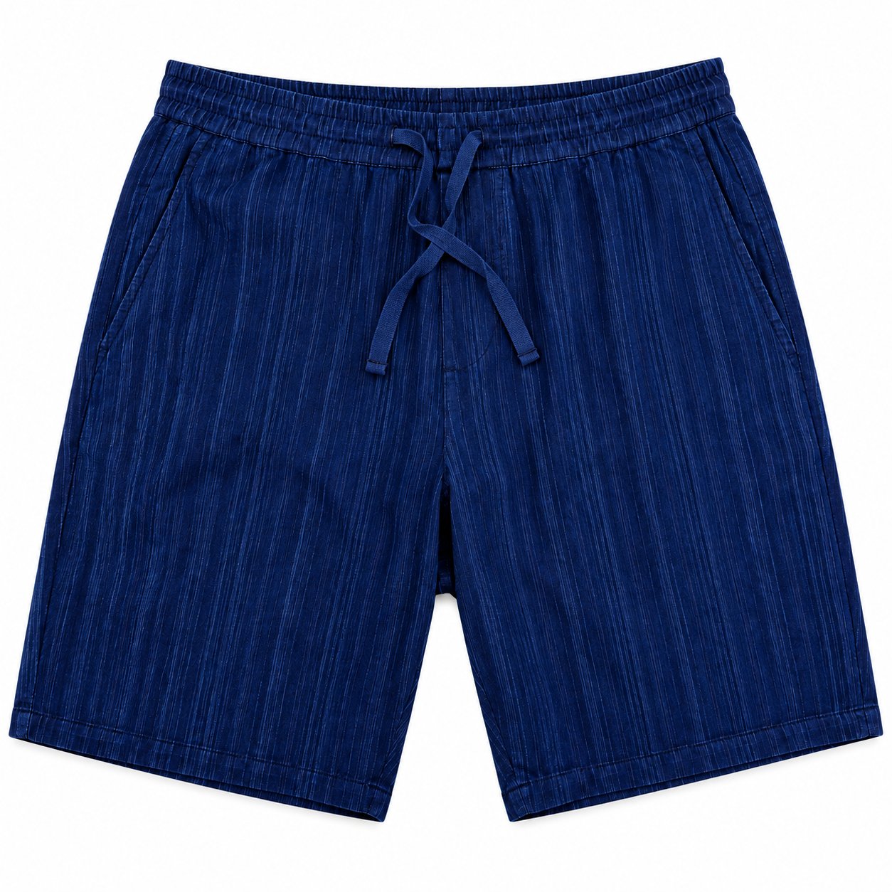 Development sample — Yarn-Dyed Linen Shorts — Navy