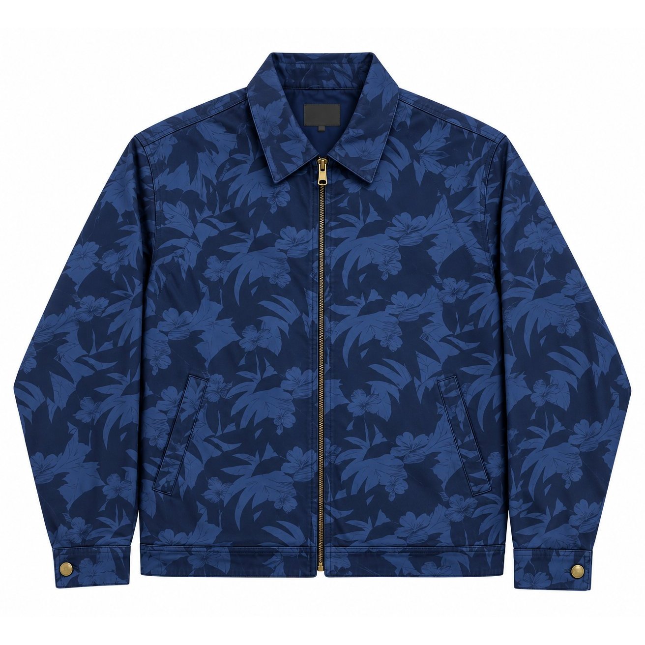 Development sample — Printed Cotton Canvas Jacket — Navy
