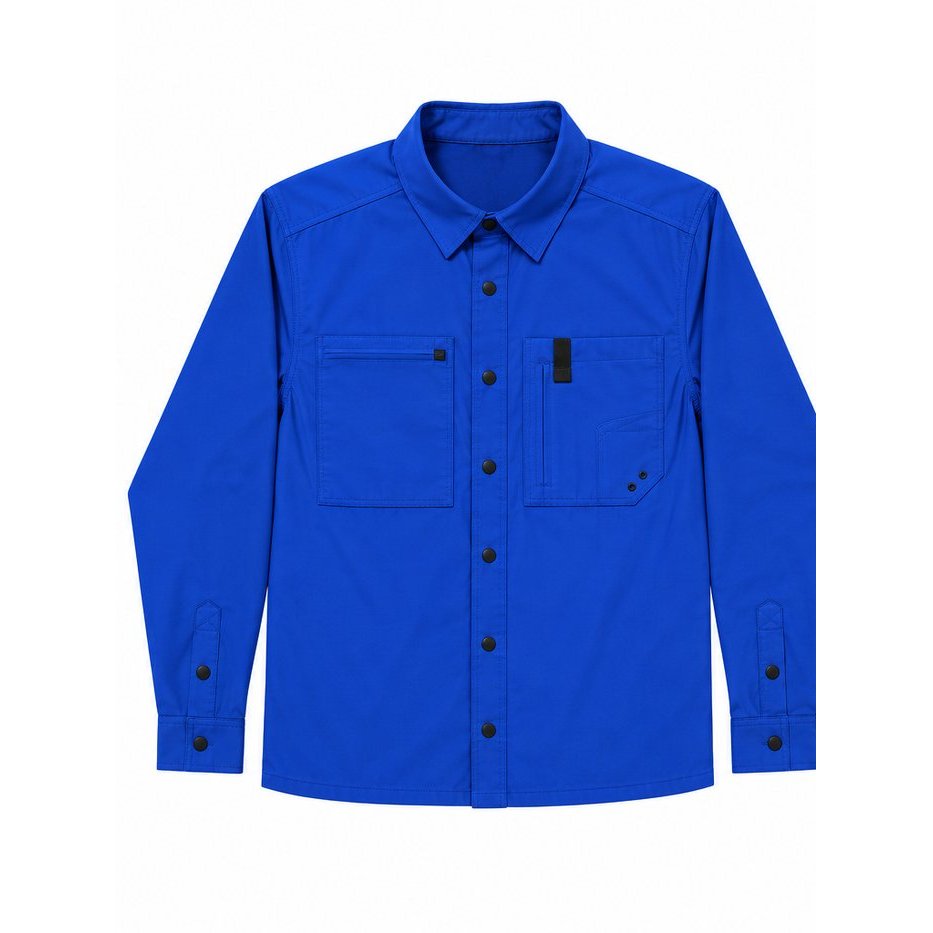 Development sample — Stretch Utility CPO Shirt — Royal Blue